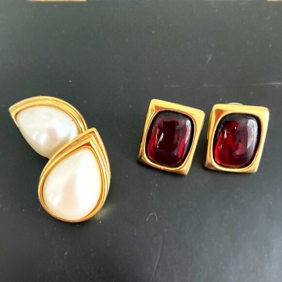 Your choice of vintage Monet statement earrings - Picture 1 of 6
